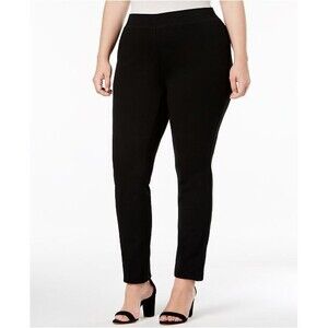 I.N.C International Concepts Pull-On Skinny Legging Pants Black Plus Size 22W